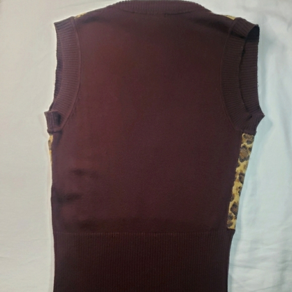 Urban Behavior Brown Knit Vest, Women's size M - Picture 2 of 7